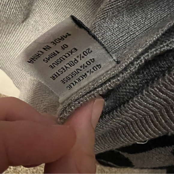 stacy adams jacket grey medium versace style print - Picture 6 of 7